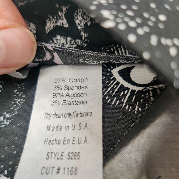 NWT Eva Rose Retro Short Sleeve Fit & Flare Black Witchy Celestial 50s Dress M - Picture 6 of 13